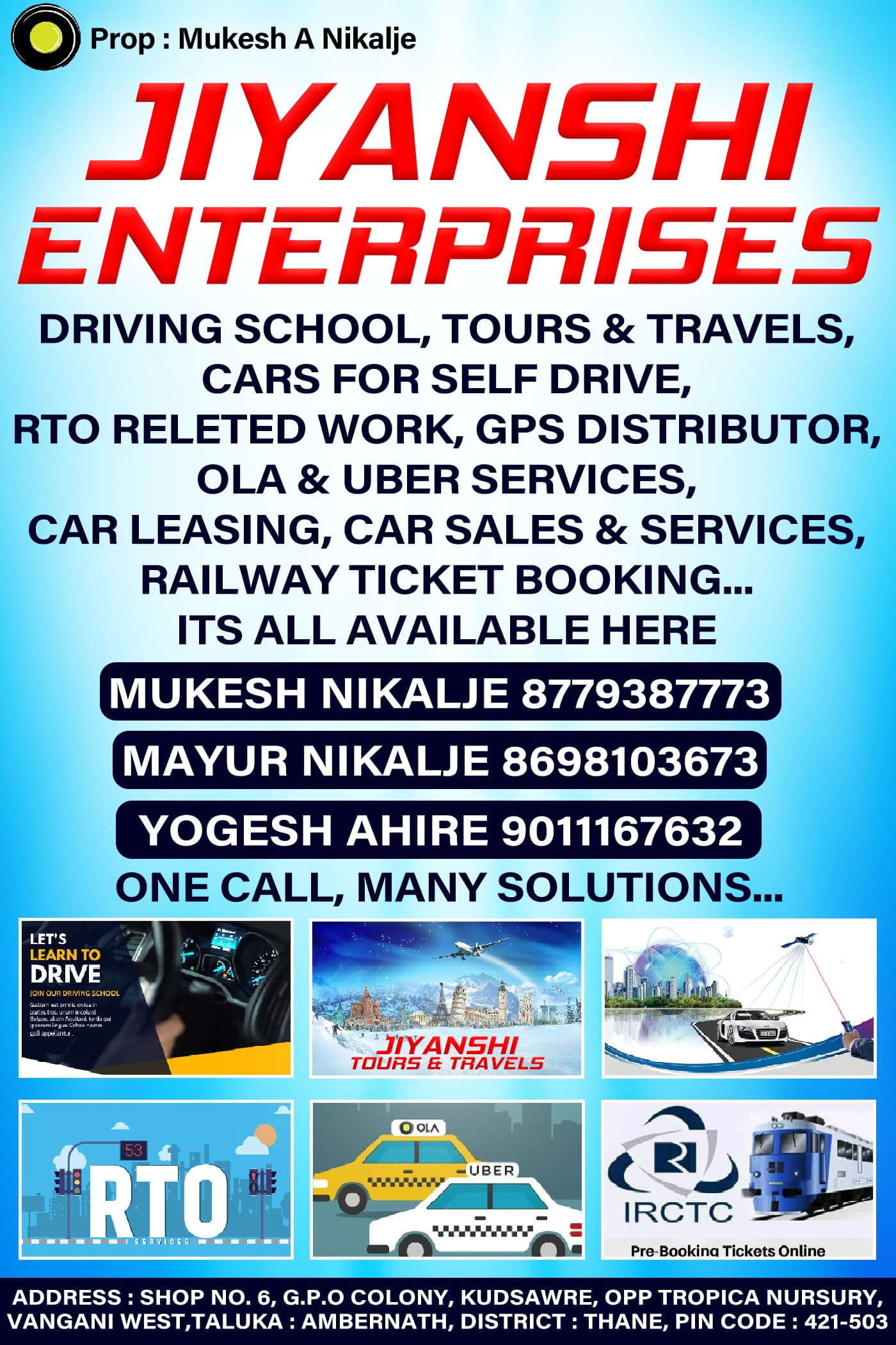 Jiyanshi Enterprises work — 2
